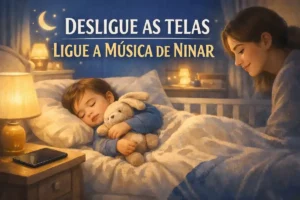 Música de ninar: A alternativa suave às telas que acalma e prepara para o sono