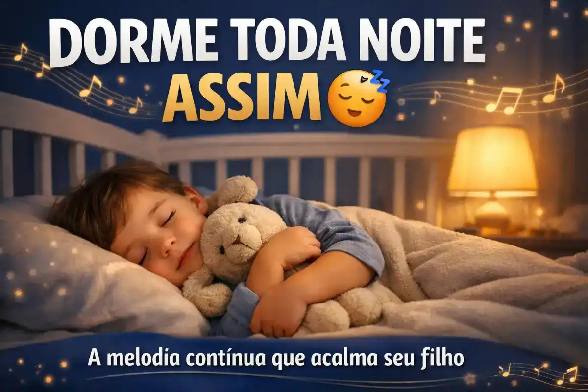 Música de ninar para criança dormir: Melodia contínua que cria uma rotina de sono segura