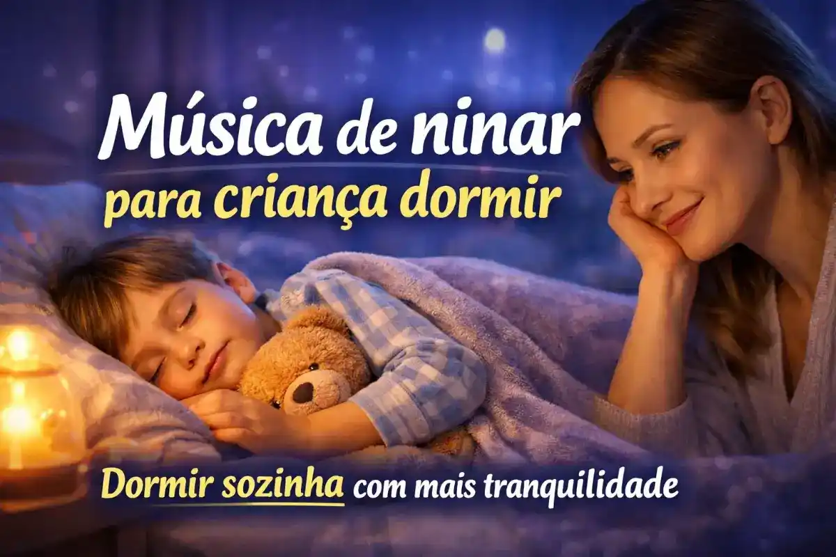 Música de ninar para criança dormir: Som delicado que ajuda a criança a pegar no sono sozinha